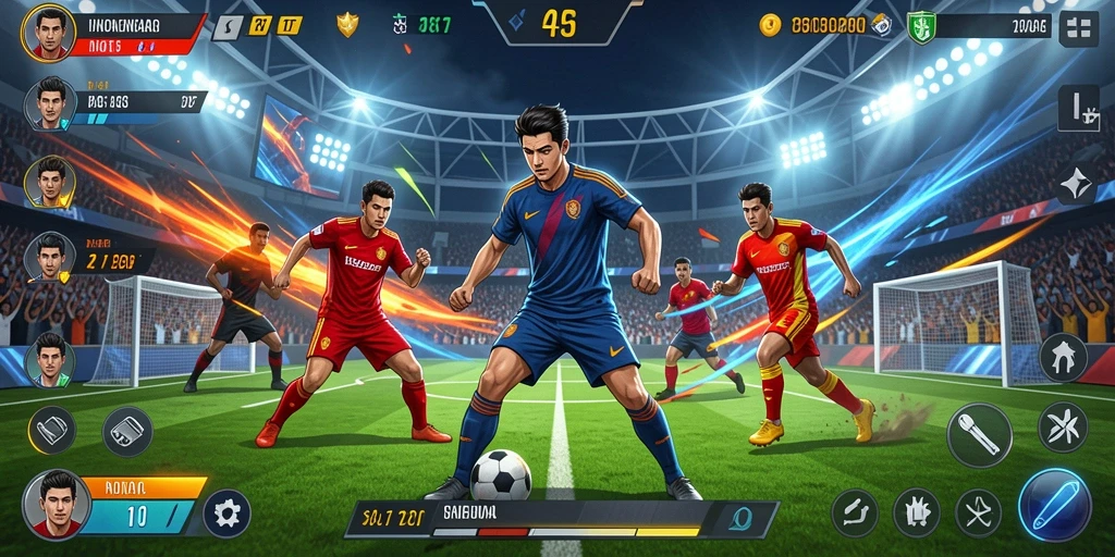 Kompetisi real-time dengan teman-teman.