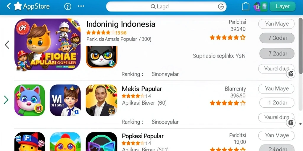 Beragam pilihan permainan yang dapat disesuaikan.