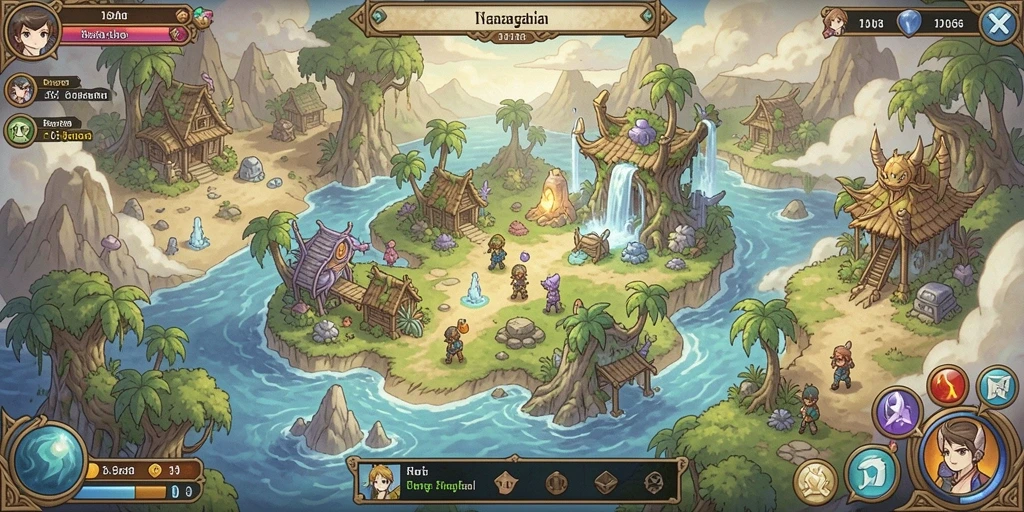 Screenshot menunjukkan level yang menantang dan seru.