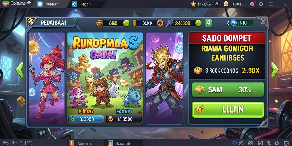 Bonus menarik yang membuat permainan semakin seru.